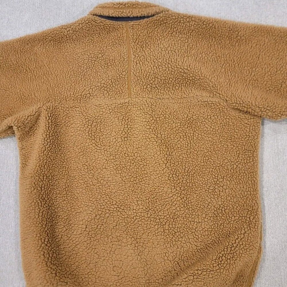 Patagonia Mens Medium Classic Retro-X Jacket Deep Pile Fleece Sherpa Brown - Picture 12 of 16